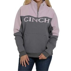 Cinch Gray and Pink Sweatshirt